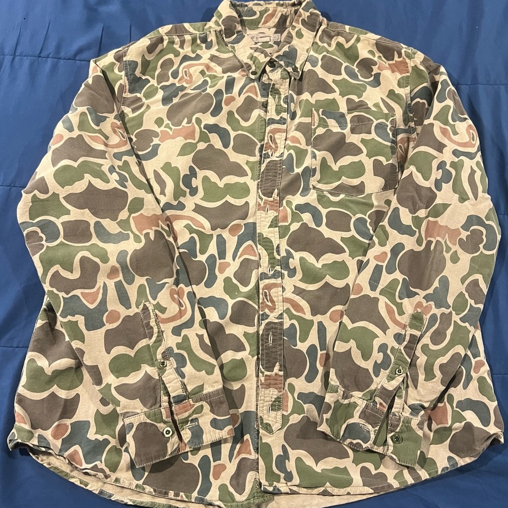 Charles and a Half Camouflage Button-Up Shirt- Sz XL